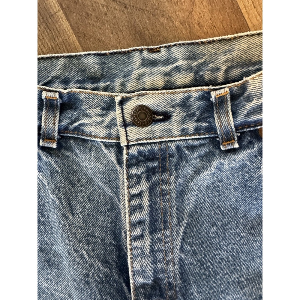 Vintage Levis White Label Jeans Womens 13 San Francisco Blue Pockets High Rise - Picture 3 of 14